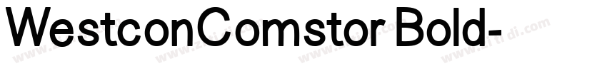 WestconComstor Bold字体转换